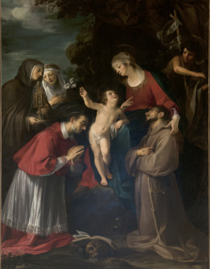 28 Francesco Rustici pala di s. Carlo pienza